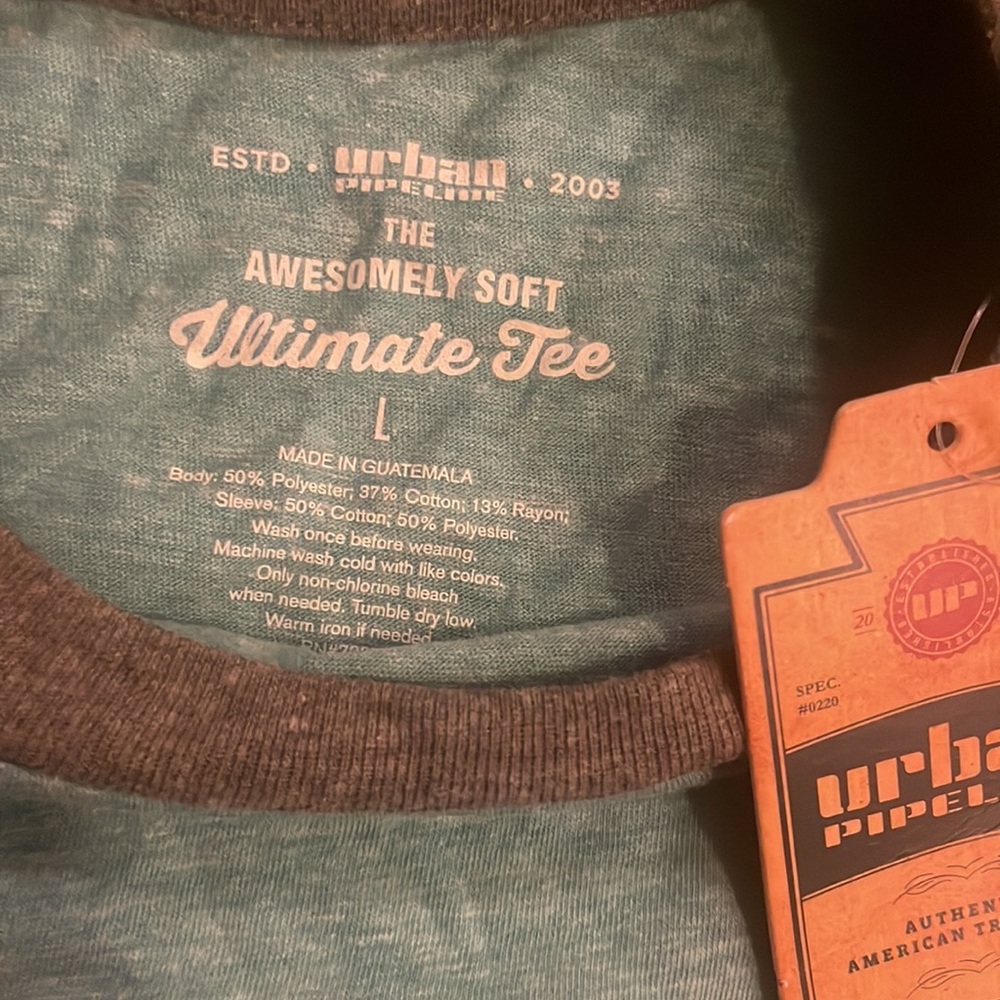🆕 Urban Pipeline The Awesomely Soft Tee L - Picture 2 of 7